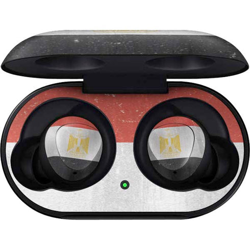 Egyptian Flag Distressed Galaxy Buds Skin
