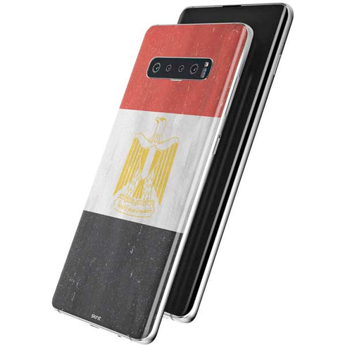 Egyptian Flag Distressed Galaxy S10 Skin