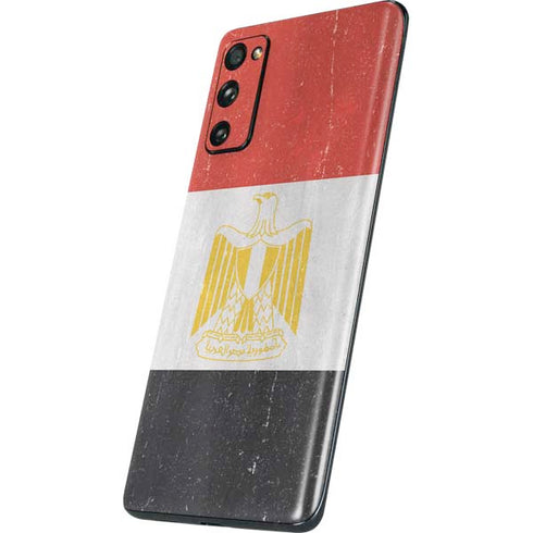 Egyptian Flag Distressed Galaxy S20 Fan Edition Skin