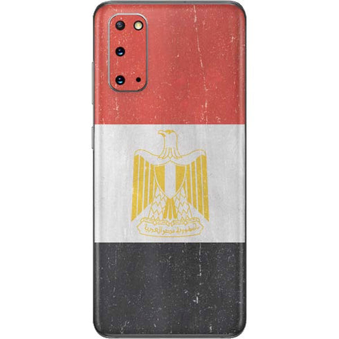 Egyptian Flag Distressed Galaxy S20 Skin