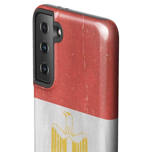 Egyptian Flag Distressed Galaxy S21 FE Pro Case