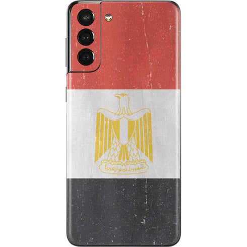 Egyptian Flag Distressed Galaxy S21 Plus 5G Skin