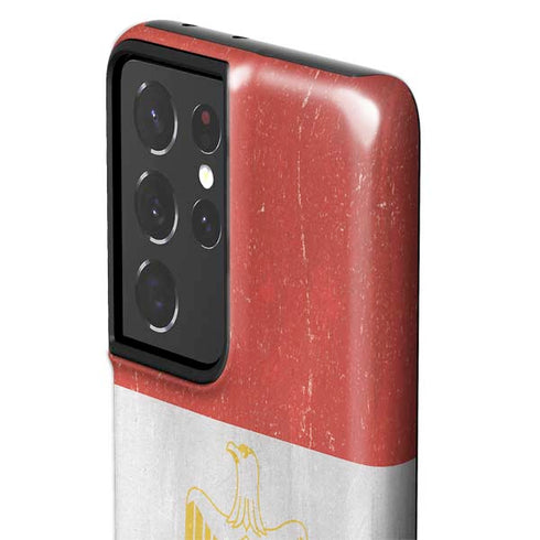 Egyptian Flag Distressed Galaxy S21 Ultra 5G Pro Case