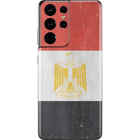 Egyptian Flag Distressed Galaxy S21 Ultra 5G Skin