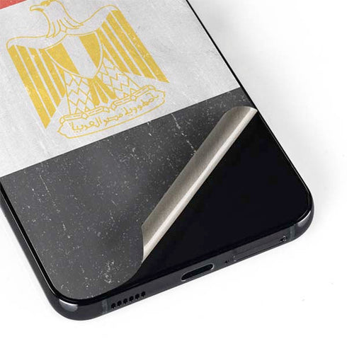 Egyptian Flag Distressed Galaxy S22 Skin