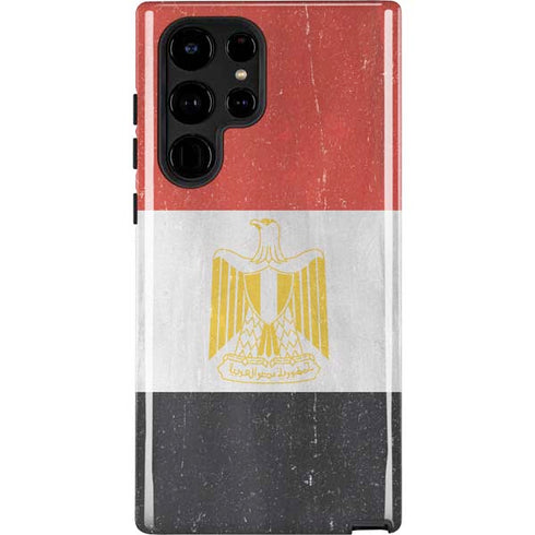 Egyptian Flag Distressed Galaxy S22 Ultra Pro Case