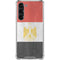 Egyptian Flag Distressed Galaxy S23 Plus Clear Case