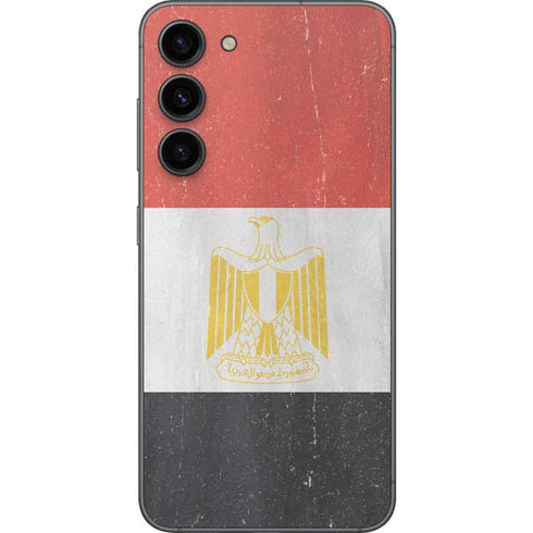 Egyptian Flag Distressed Galaxy S23 Plus Skin
