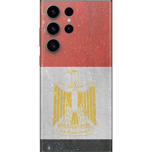 Egyptian Flag Distressed Galaxy S23 Ultra Skin