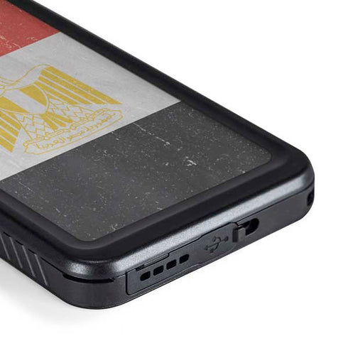 Egyptian Flag Distressed Galaxy S23 Waterproof Case