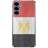 Egyptian Flag Distressed Galaxy S24 Clear Case