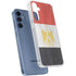 Egyptian Flag Distressed Galaxy S24 Clear Case