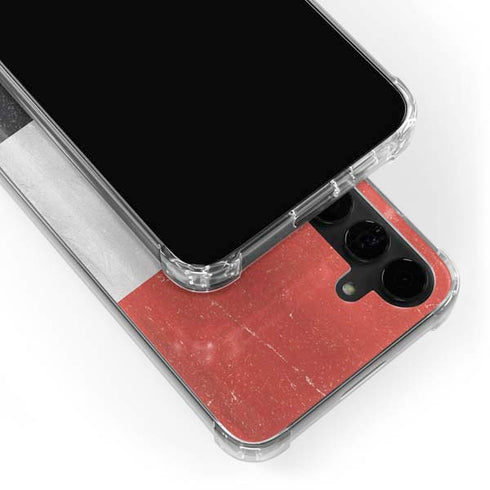 Egyptian Flag Distressed Galaxy S24 Plus Clear Case