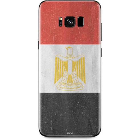 Egyptian Flag Distressed Galaxy S8 Plus Skin
