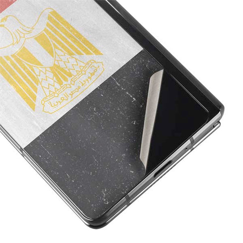 Egyptian Flag Distressed Galaxy Z Fold2 5G Skin