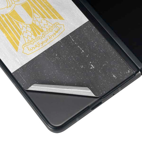 Egyptian Flag Distressed Galaxy Z Fold3 5G Skin