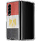 Egyptian Flag Distressed Galaxy Z Fold4 5G Clear Case