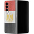 Egyptian Flag Distressed Galaxy Z Fold4 5G Skin
