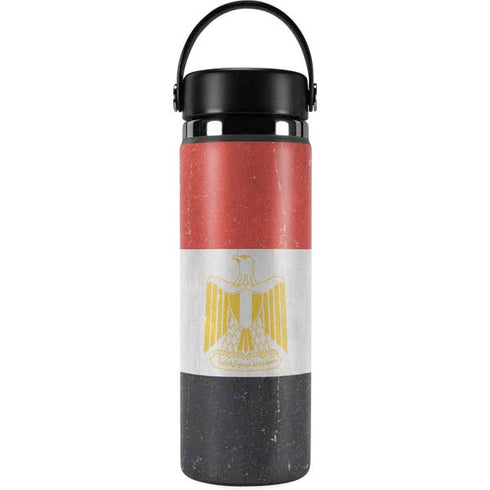 Egyptian Flag Distressed Hydro Flask 20oz Wide Mouth Skin