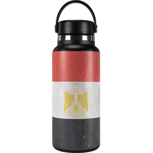 Egyptian Flag Distressed Hydro Flask 32oz Wide Mouth Skin