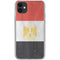Egyptian Flag Distressed iPhone 11 Clear Case