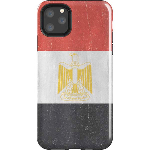 Egyptian Flag Distressed iPhone 11 Pro Max Impact Case
