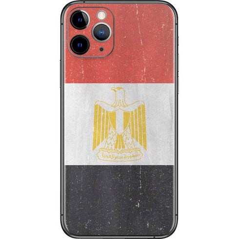 Egyptian Flag Distressed iPhone 11 Pro Skin