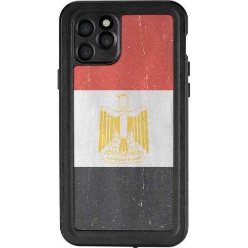 Egyptian Flag Distressed iPhone 11 Pro Waterproof Case