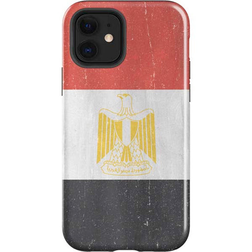 Egyptian Flag Distressed iPhone 12 Impact Case