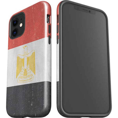 Egyptian Flag Distressed iPhone 12 Mini Impact Case