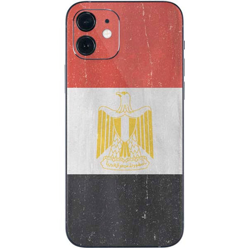 Egyptian Flag Distressed iPhone 12 Mini Skin