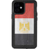Egyptian Flag Distressed iPhone 12 Mini Waterproof Case