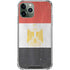 Egyptian Flag Distressed iPhone 12 Pro Clear Case