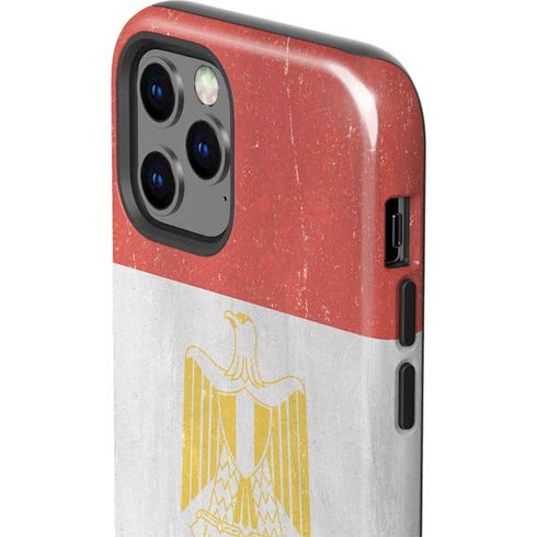Egyptian Flag Distressed iPhone 12 Pro Impact Case