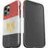 Egyptian Flag Distressed iPhone 12 Pro Impact Case