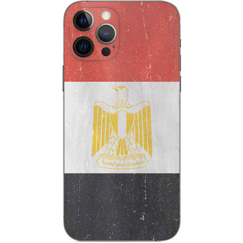 Egyptian Flag Distressed iPhone 12 Pro Skin