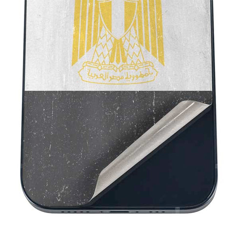 Egyptian Flag Distressed iPhone 12 Skin