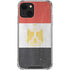 Egyptian Flag Distressed iPhone 13 Mini Clear Case