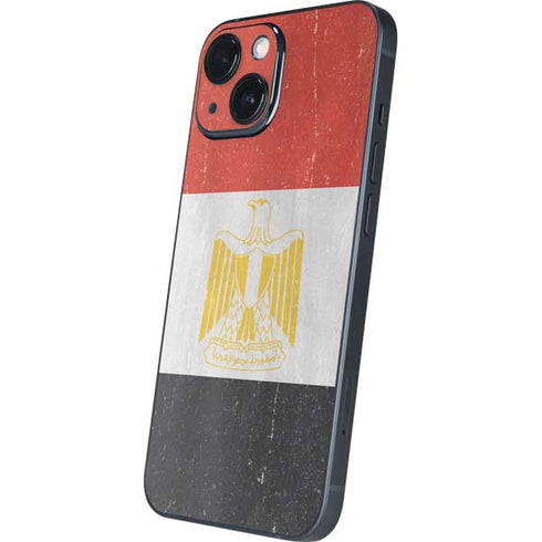 Egyptian Flag Distressed iPhone 13 Mini Skin