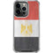 Egyptian Flag Distressed iPhone 13 Pro Clear Case