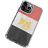 Egyptian Flag Distressed iPhone 13 Pro Clear Case