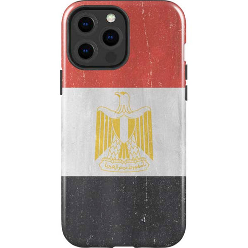 Egyptian Flag Distressed iPhone 13 Pro Max Impact Case