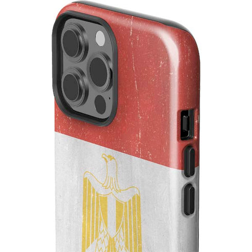 Egyptian Flag Distressed iPhone 13 Pro Max Impact Case