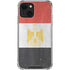 Egyptian Flag Distressed iPhone 14 Plus Clear Case