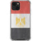 Egyptian Flag Distressed iPhone 15 Plus Clear Case
