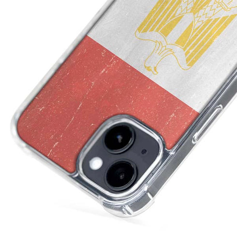 Egyptian Flag Distressed iPhone 15 Plus MagSafe Case