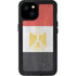 Egyptian Flag Distressed iPhone 15 Plus Waterproof Case