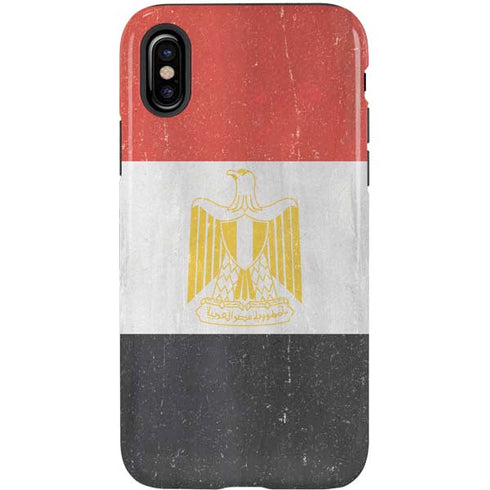 Egyptian Flag Distressed iPhone XS Pro Case