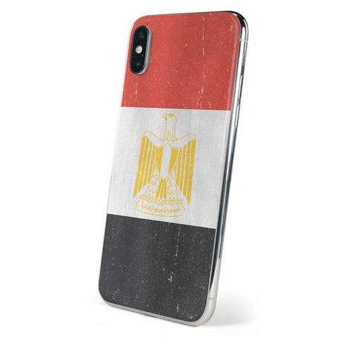 Egyptian Flag Distressed iPhone XS Skin