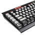Egyptian Flag Distressed K95 RGB PLATINUM Mechanical Gaming Keyboard Skin